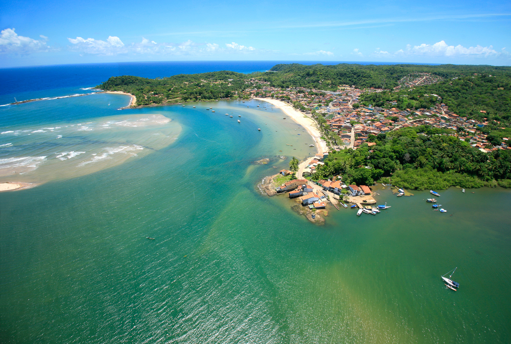 Ecoturismo no Brasil - Vista aérea de Itacaré - Bahia | Crédito: Shutterstock