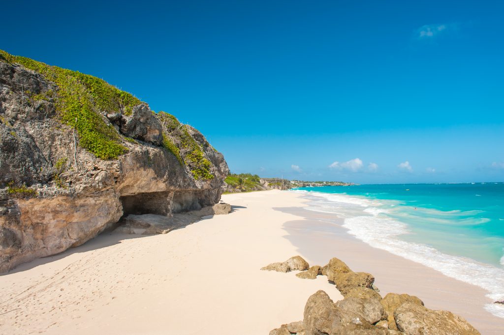 Crane Ceach - Barbados | Crédito: Shutterstock Crane Beach - Barbados | Crédito: Shutterstock