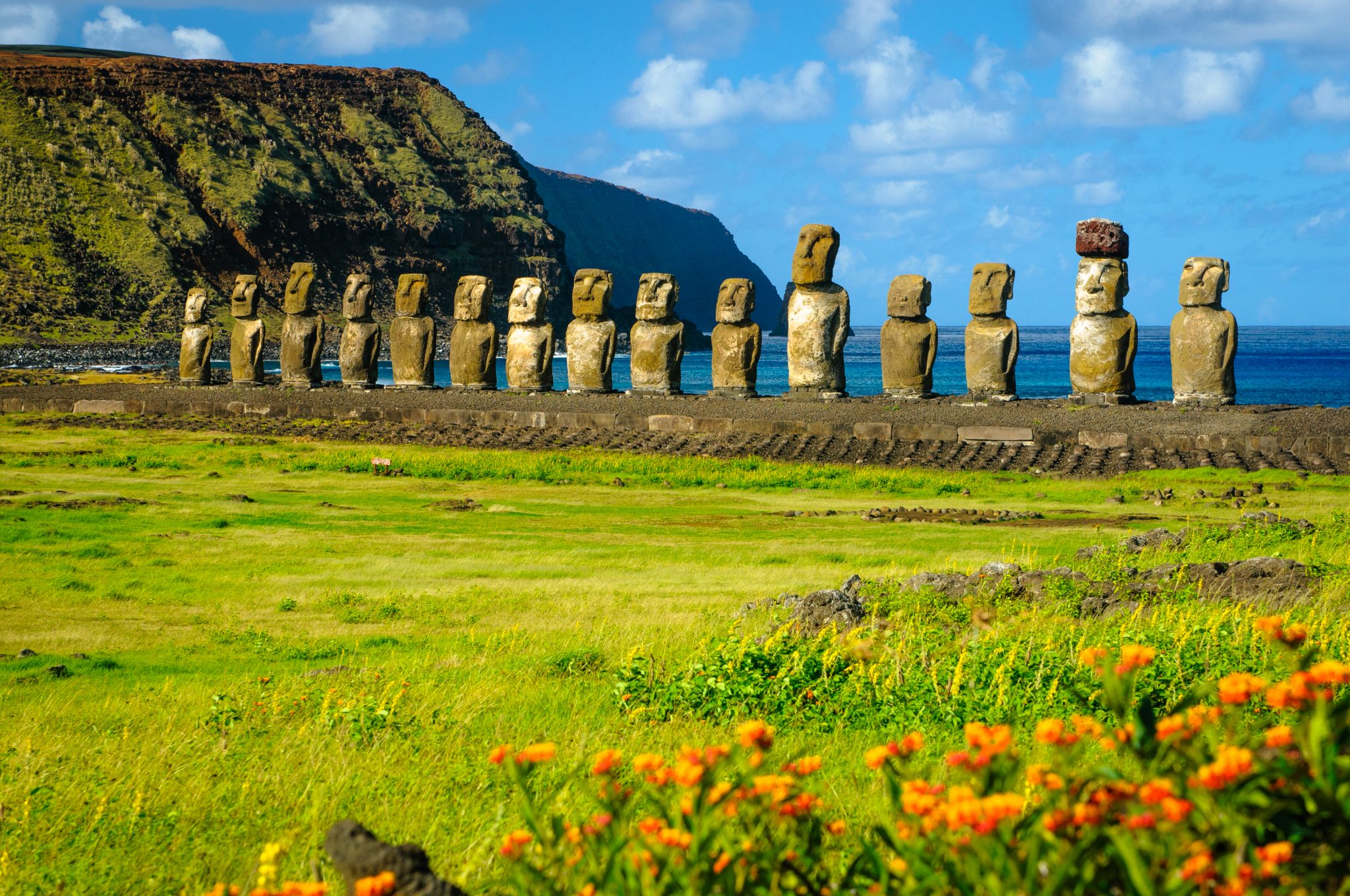 Quais países não exigem passaporte: Ilha de Páscoa - Chile | Crédito: Shutterstock