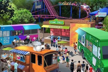 Nova área Sesame Street contará com montanha-russa e mais cinco atrações, além de jogos interativos | Crédito: Divulgação SeaWorld