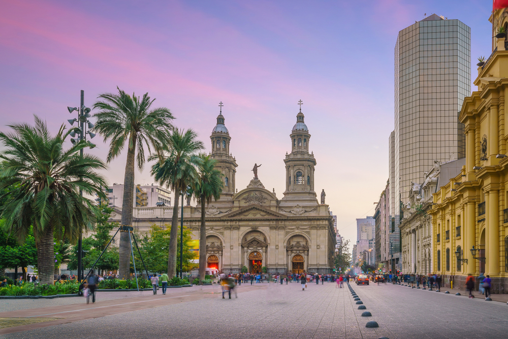 Plaza de Armas Santiago Chile shutterstock 1032908740