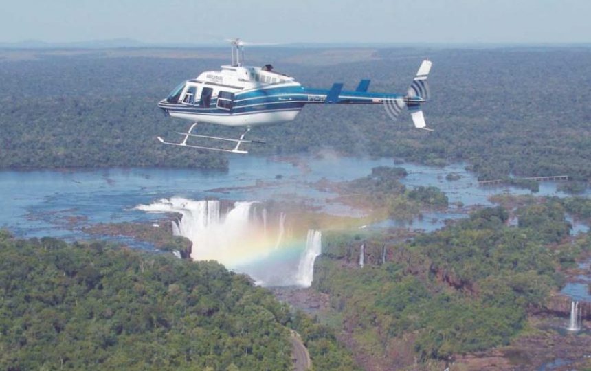 Voo de helicóptero | Crédito: Divulgação TREND