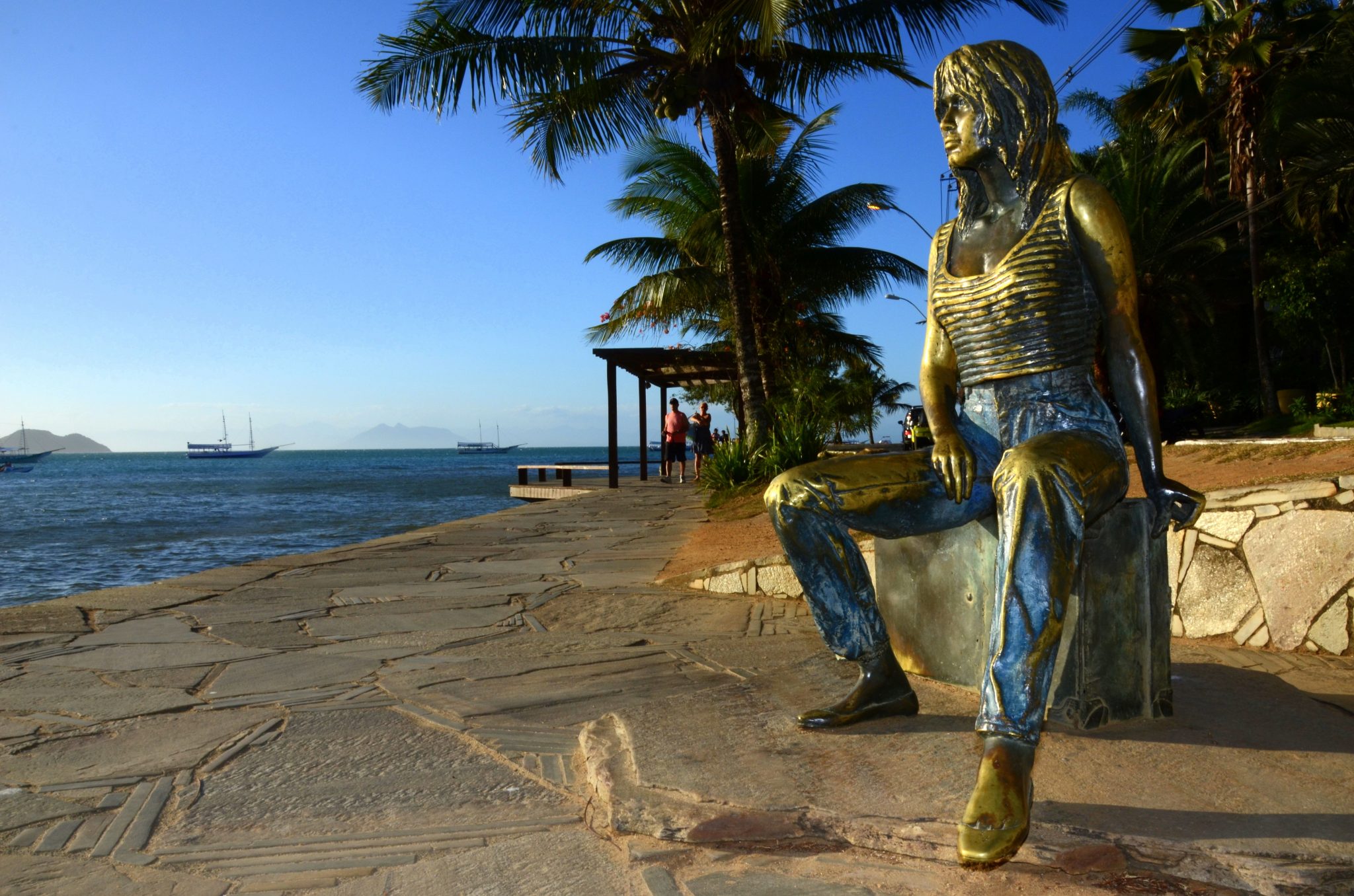 Escultura de Brigitte Bardot, - Búzios - Rio de Janeiro | Crédito: Marcelo Dutra