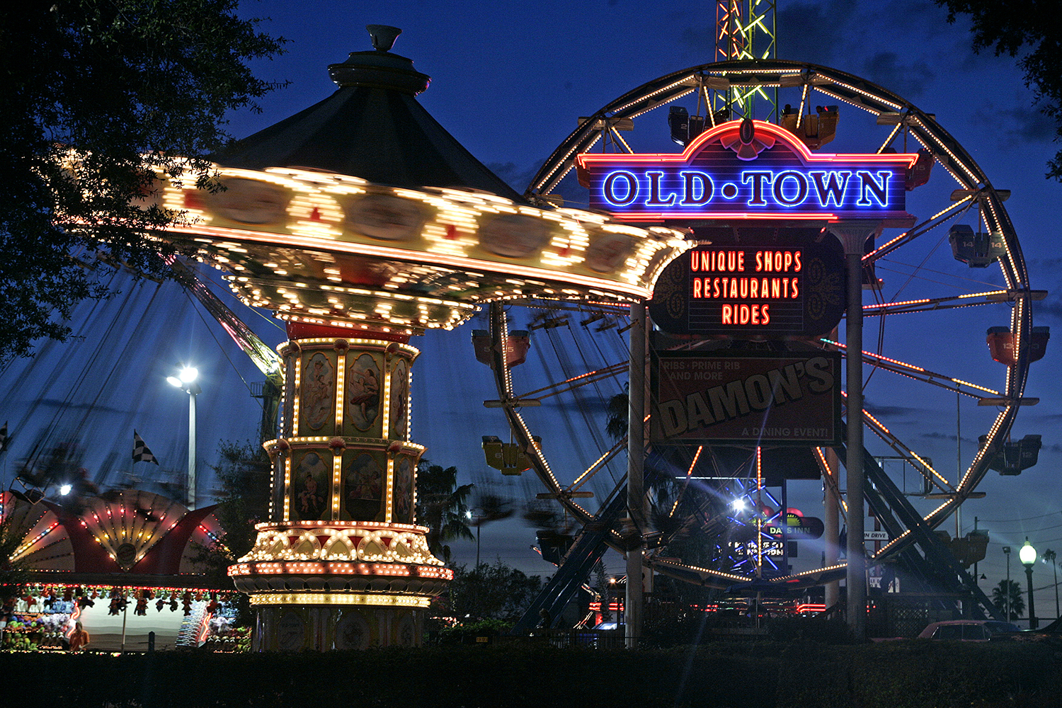 Take the time to go on Old Town's rides for some added fun to yo