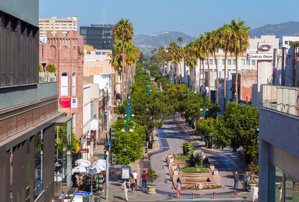 No pique de Santa Monica, na Califórnia Segue Viagem