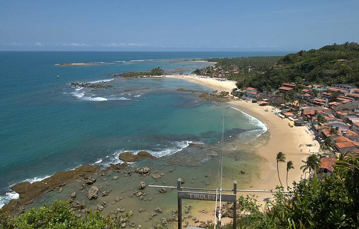 Tirolesa - Morro de São Paulo - Bahia | Foto: João Freitas / BahiaTursa