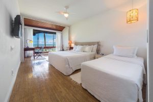 arraial d ajuda eco resort Exemplo dos quartos do Arraial d'Ajuda Eco Resort: amplos e muito agradáveis | Crédito: Divulgação