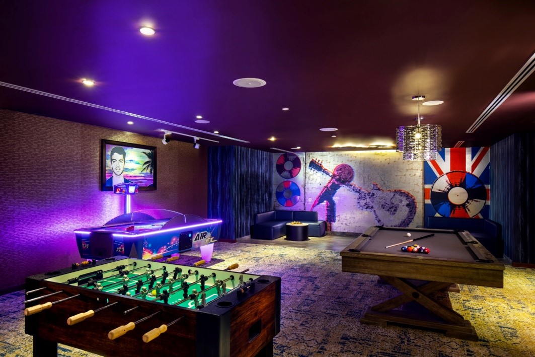 The Cavern Club, área de lazer para toda a família disponível em unidades selecionadas dos Hotéis Hard Rock All Inclusive | Crédito: Divulgação