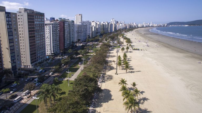 Orla de Santos Santos São Paulo shutterstock 465603119