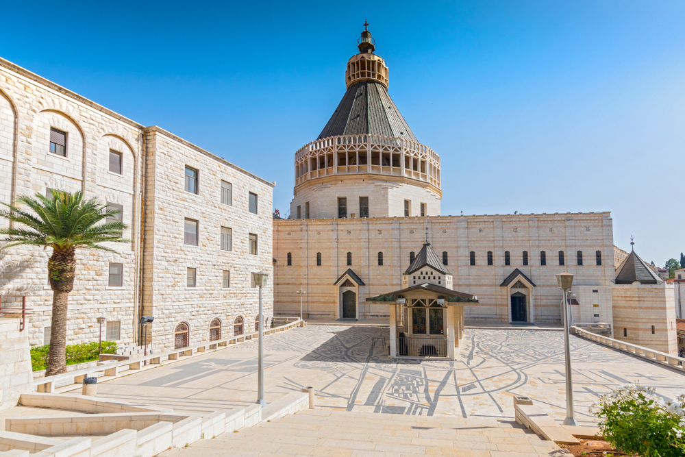 Basilica da Anunciacao Nazare Israel shutterstock 1331165309