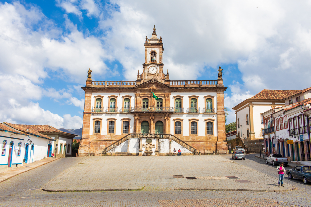 Fachada do Museu da Inconfidencia Ouro Preto Minas Gerais Credito editorial Luis War shutterstock 1733129942