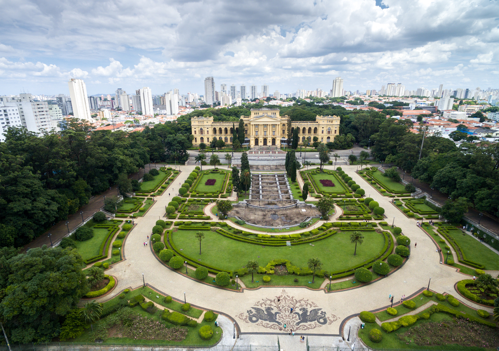 Vista aerea do Museu do Ipiranga Sao Paulo shutterstock 370776977
