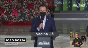 Governardo de Sao Paulo Joao Doria Governo de São Paulo divulga medida mais dura a fim de combater a pandemia | Crédito: Reprodução Internet