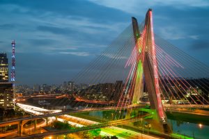 Sao Paulo shutterstock 73471654 Entenda as regras para entrar no Brasil: Ponte Estaiada - São Paulo | Crédito: Shutterstock