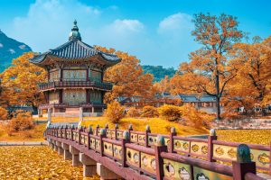 Outono no Palacio Gyeongbokgung Seul Coreia do Sul shutterstock 487257514 Outono no Palacio Gyeongbokgung Seul Coreia do Sul shutterstock 487257514