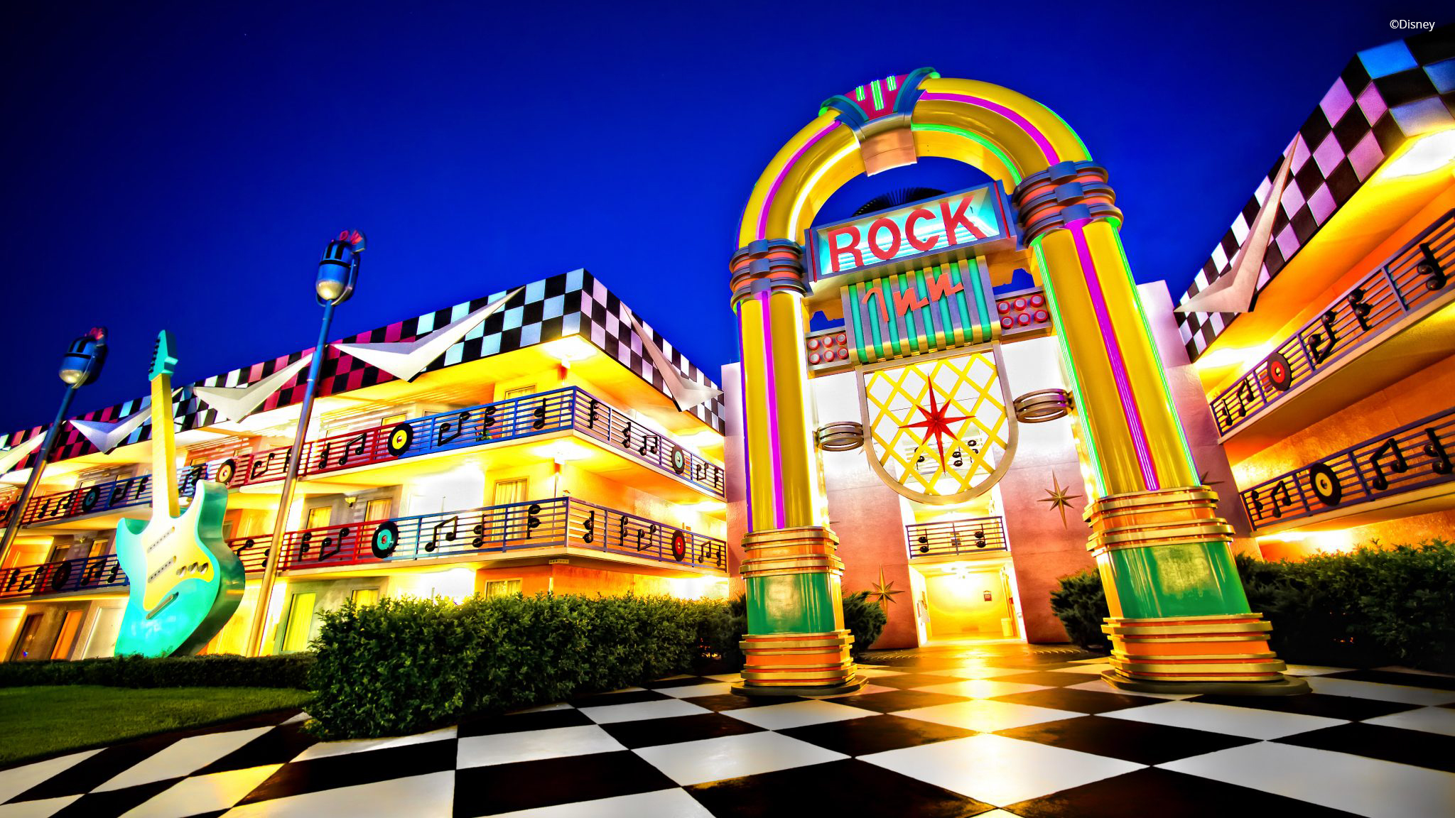 Hotel Resort Disney: Disney's All-Star Music Resort - Orlando - Estados Unidos | Crédito: ©Disney