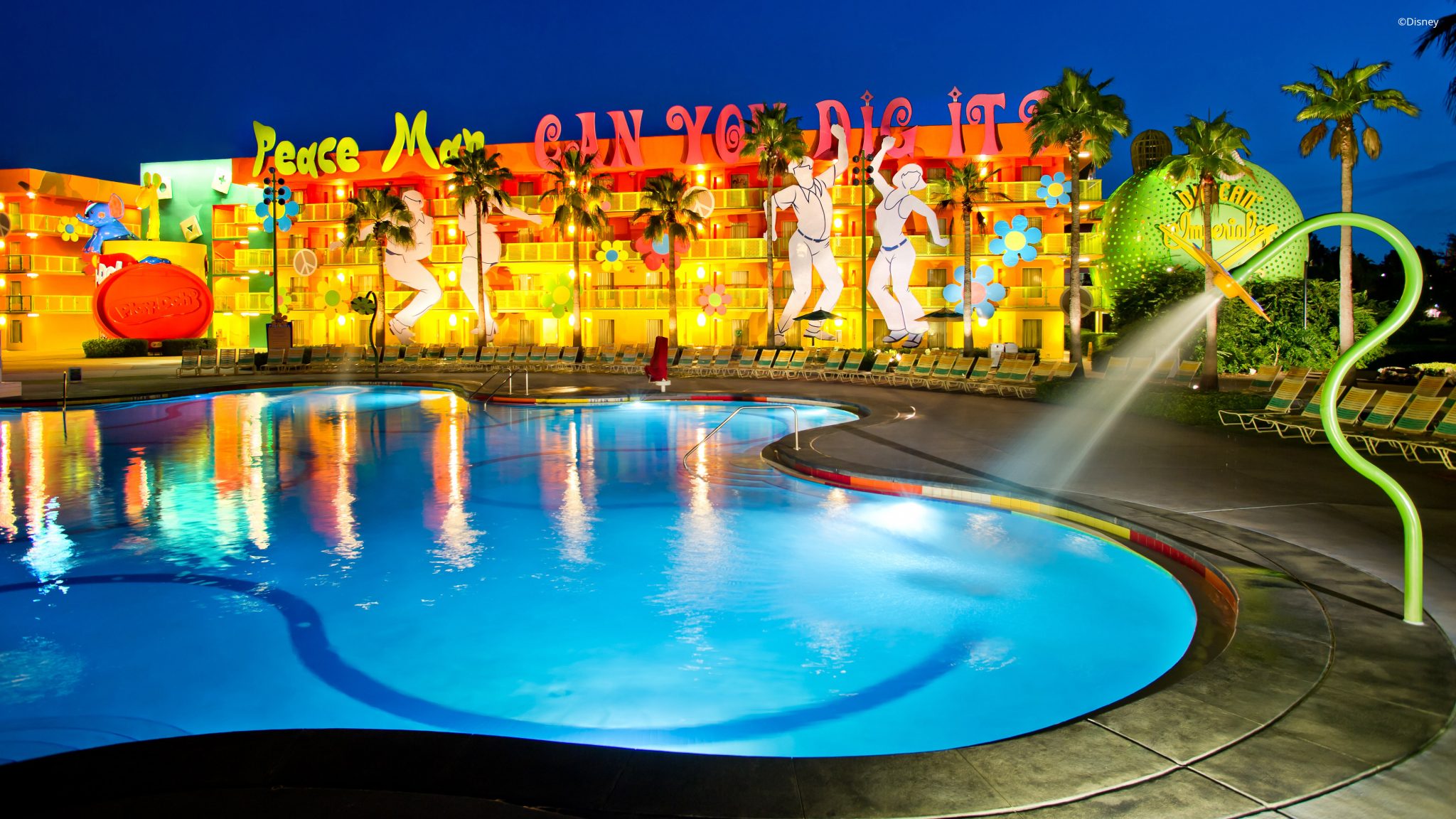 Hotel Resort Disney: Disney's Pop Century Resort - Orlando - Estados Unidos | Crédito: ©Disney