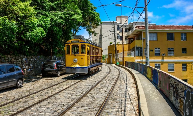 Bondinho de Santa Teresa Rio de Janeiro shutterstock 521319055
