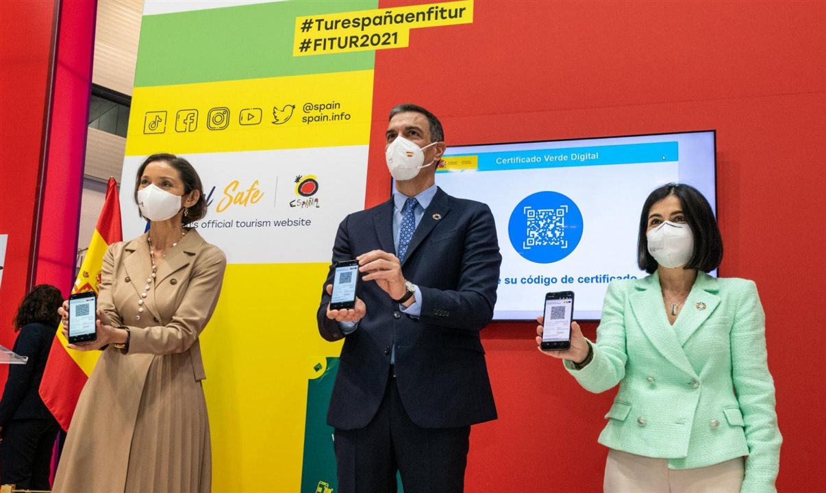 default 7 Brasileiros vacinados poderão entrar na Espanha a partir de 7 de junho | Crédito: Fitur
