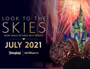 Disney retoma shows de fogos de artifício em julho | Crédito: Reprodução / Disney Parks Blog