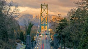 Lions Gate Bridge Vancouver Canada shutterstock 595525919