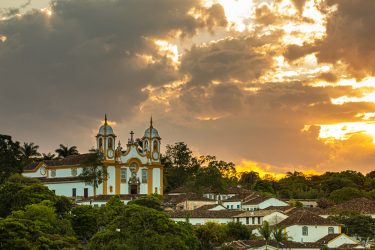 Igreja Matriz de Santo Antonio Tiradentes Minas Gerais Credito editorial bnetto shutterstock 1858611901
