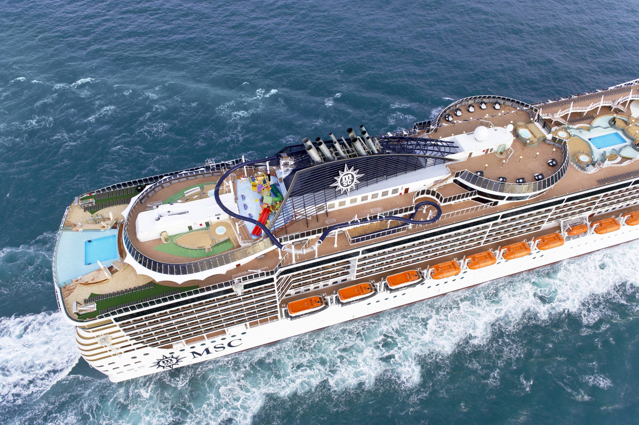 Por que não aproveitar a temporada de cruzeiros 2021/2022 para curtir o MSC Preziosa, navio da MSC Cruzeiros, hein? | Crédito: Divulgação