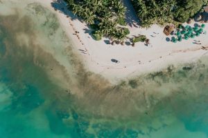 playa del carmen vista aerea