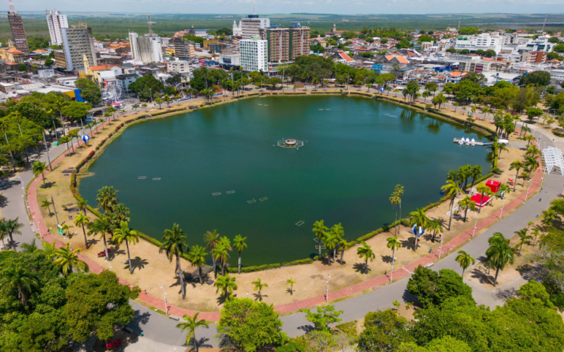 Parque da Lagoa Sólon de Lucena, no Centro de João Pessoa Parque da Lagoa Sólon de Lucena, no Centro de João Pessoa