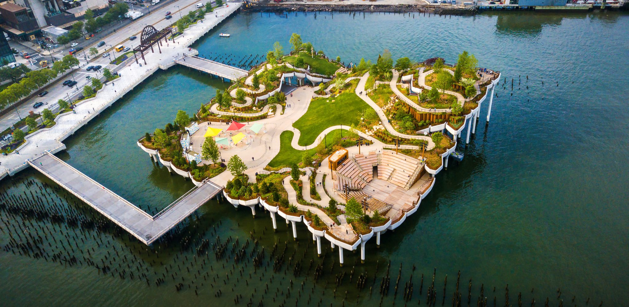 Little,Island,Park,At,Pier,55,In,New,York,,An Little,Island,Park,At,Pier,55,In,New,York,,An