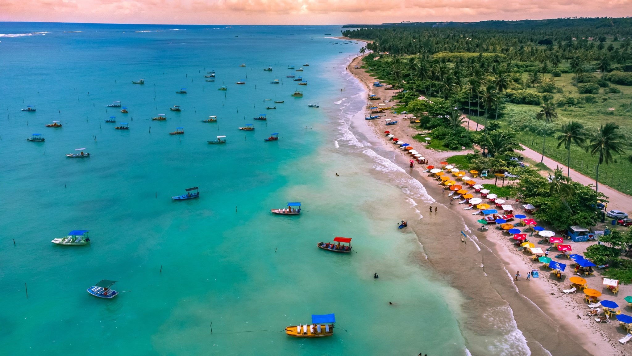 Tropical,Beach,Sao,Miguel,Dos,Milagres,Alagoas,Northeast,Brazil,Atlantic