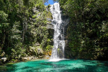Chapada dos Veadeiros cachoeira Santa Bárbara
